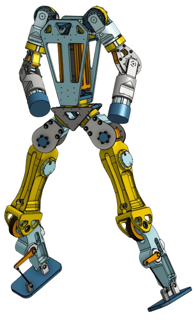 machined open-source humanoid robot